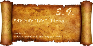Sétáló Ilona névjegykártya